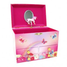Music Jewellery Box - Unicorn Butterfly Medium